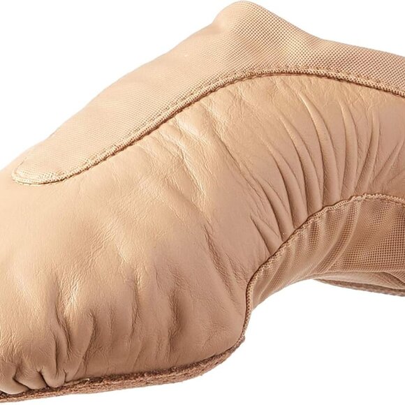 Women's Leather Dance Shoe Size 8 Neoprene Rubber Sole Low Heel Spinning - Picture 1 of 9